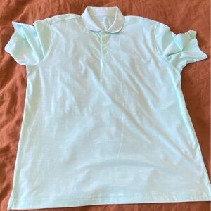 Walter Hagen Light Aqua Short Sleeve Polo